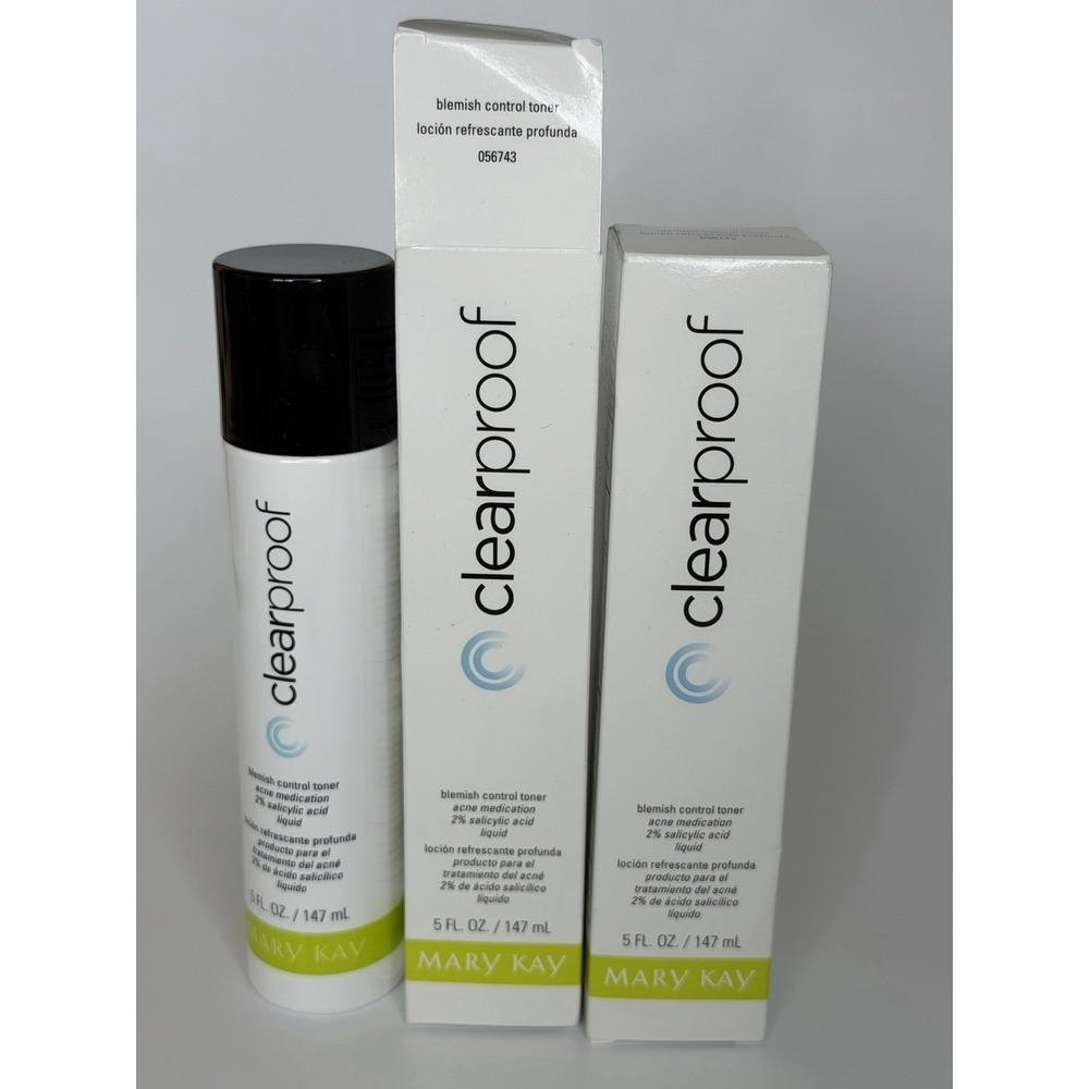Mary Kay Clear Proof  Blemish Control Toner Lot of 2 Pcs- 5 Oz  NIB Exp 05/2028
